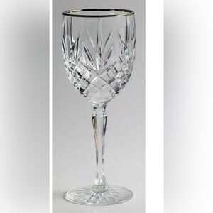 Champlain Platinum Pair of Wine Glasses by Royal Gallery